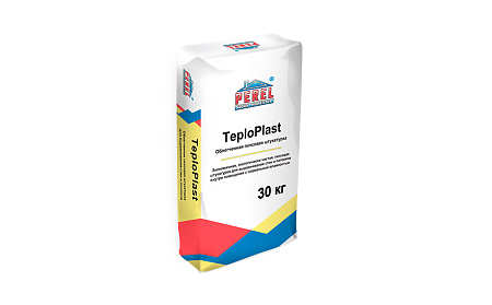 Легкая перлитовая гипсовая штукатурка (экономичная, экологически чистая) Perel TeploPlast 0528 Серый, 30 кг
