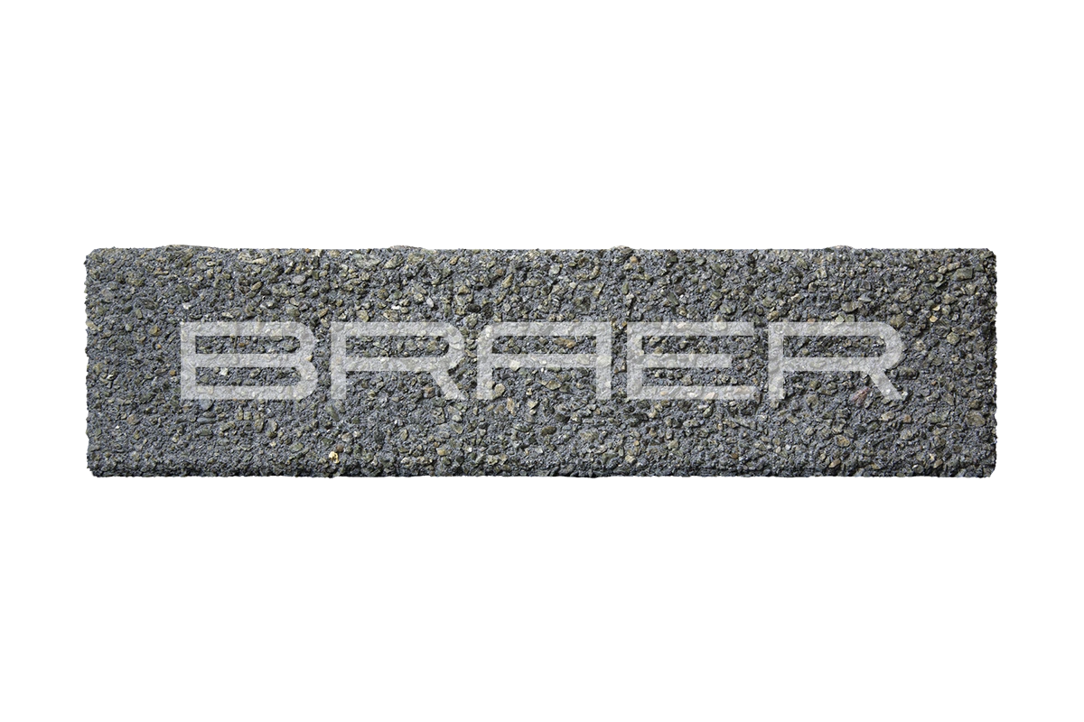 Тротуарная плитка Ригель 2.0, Гранит на черном Select, 60 мм