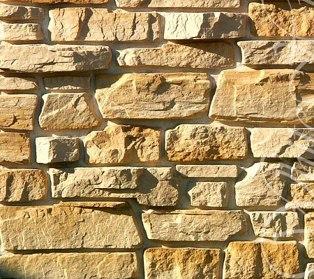 Искусственный камень White Hills Тевиот (Цвет Светло-коричневый, Жёлтый, Бежевый) Под натуральный камень WH_ТВ 700-10