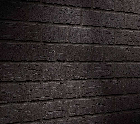 Клинкерная плитка Feldhaus Klinker (цвет Черный) ручной формовки sintra vulcano R693NF14  240х71х14 мм