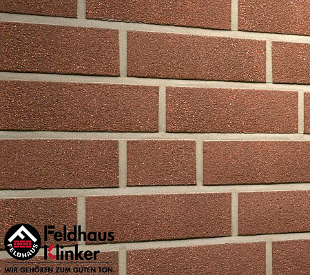 Клинкерная плитка Feldhaus Klinker (цвет Коричневый) ручной формовки geo sabio R550NF9 240х71х9 мм