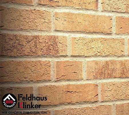 Клинкерная плитка Feldhaus Klinker (цвет Оранжевый) ручной формовки sintra sabioso binaro  R665NF14 240х71х14 мм