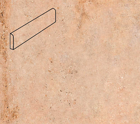 Клинкерный цоколь Stroeher (цвет Бежевый) brown Gravel Blend 8102(961) 294х73х8 мм
