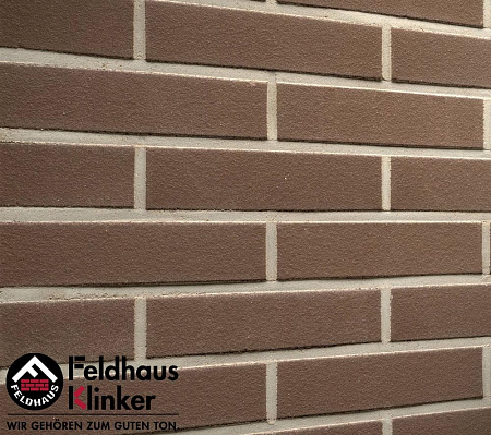 Клинкерная плитка Feldhaus Klinker (цвет Коричневый) гладкая geo liso R500DF9 240х52х9 мм
