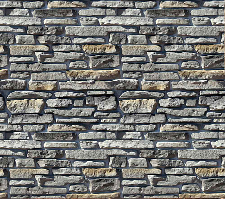 Искусственный камень White Hills Морэй (Цвет Серый) Под обработанный камень, Под натуральный камень, Крупноформатный камень, Под булыжник, Рваный камень WH_МО 527-80