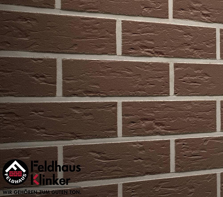 Клинкерная плитка Feldhaus Klinker (цвет Коричневый) ручной формовки geo senso R540NF9 240х71х9 мм