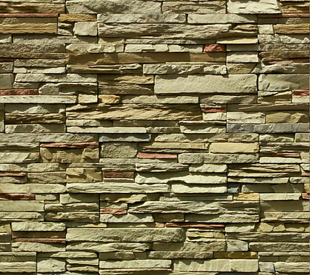 Искусственный камень White Hills Кросс Фелл (Цвет Бежевый, Зелёный) Под натуральный камень, скала WH_КФ 101-90