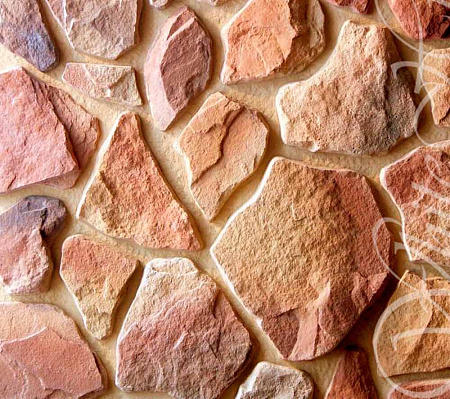 Искусственный камень White Hills Рутланд (Цвет Коричневый) Под натуральный камень WH_РЛ 600-40