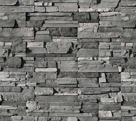 Искусственный камень White Hills Фьорд Лэнд (Цвет Графитовый, Серый, Тёмно-серый) WH_ФЛ 208-80