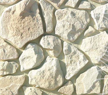 Искусственный камень White Hills Рутланд (Цвет Белый) Под натуральный камень WH_РЛ 600-00