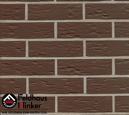 Клинкерная плитка Feldhaus Klinker (цвет Коричневый) ручной формовки geo senso R540NF9 240х71х9 мм