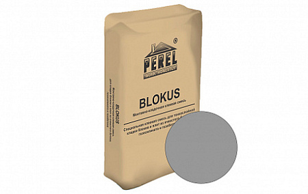 Специальная клеевая смесь Perel 5340 Blokus Серый, 40 кг (зима)