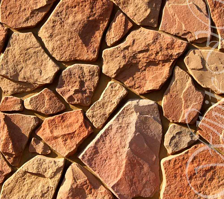 Искусственный камень White Hills Рутланд (Цвет Коричневый, Красно-коричневый, Бежевый) Под натуральный камень WH_РЛ 603-40