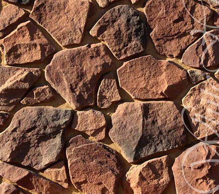 Искусственный камень White Hills Рутланд (Цвет Коричневый, Красно-коричневый) Под натуральный камень WH_РЛ 602-90