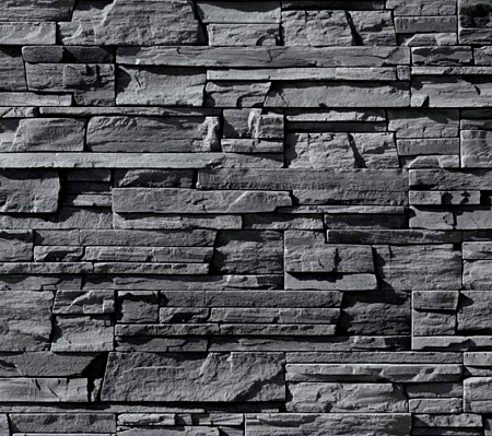 Искусственный камень White Hills Фьорд Лэнд (Цвет Чёрный, Графитовый) WH_ФЛ 209-80